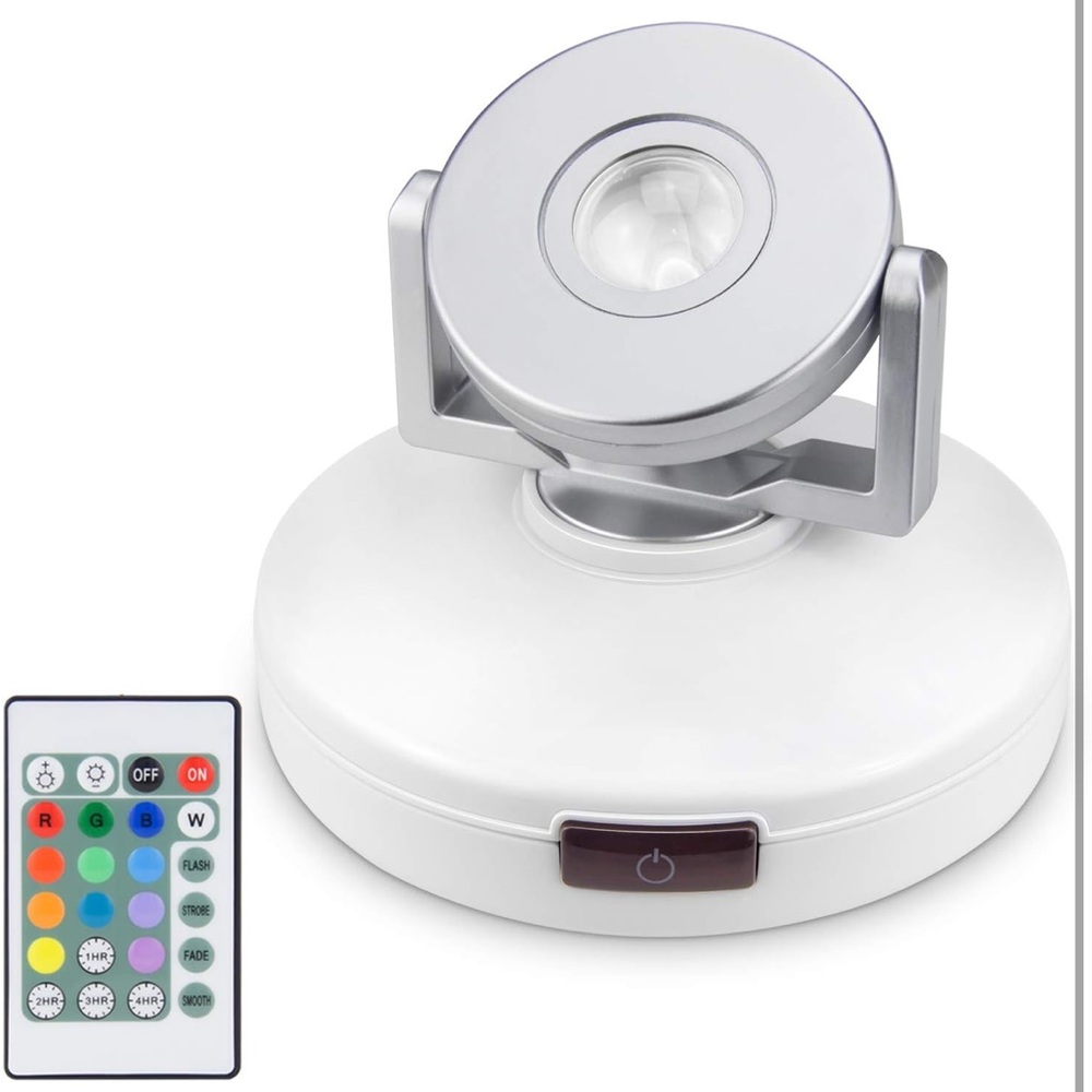 LED Spotlights Accent Light Battery‎ Operated Dimmable with Rotatable Head